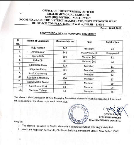 Managing Committee